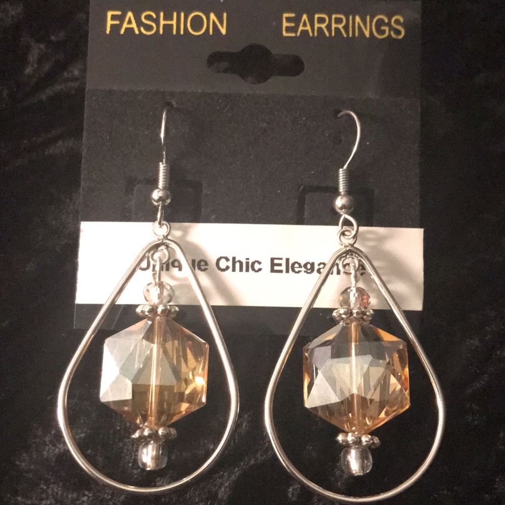 Silver-tone  Dangle Earrings